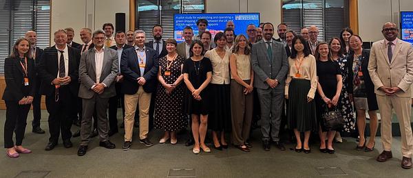Academics attended a Westminster event where they showcased work to establish a green shipping corridor between the UK, Singapore and ASEAN region