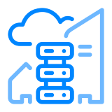 a logo representing services